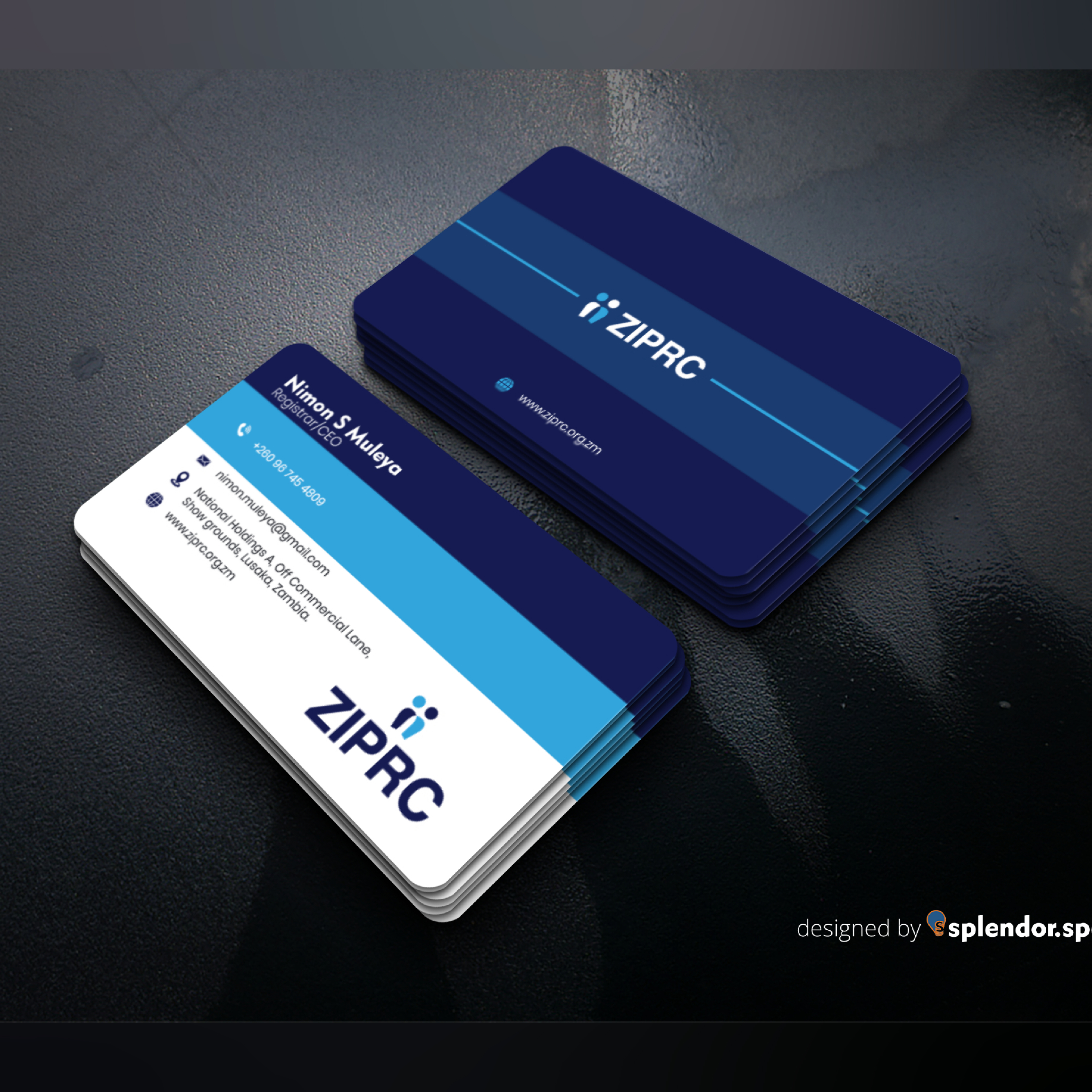 BCS business card design